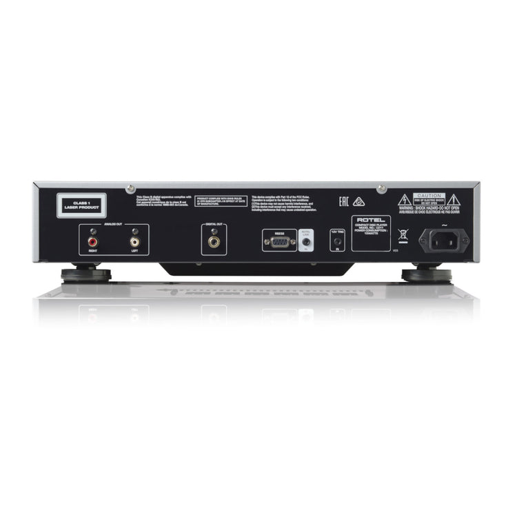 Rotel CD11 Tribute CD Player (Silver)  rear view
