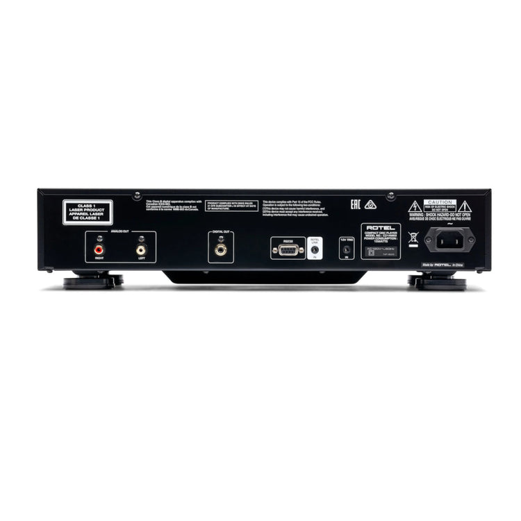 Rotel CD14 MKII Compact Disk Player (Silver) - rear view