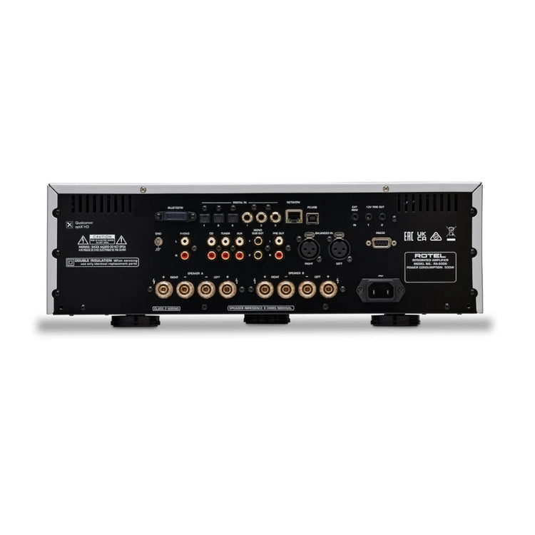 Rotel RA-6000 Integrated Amplifier - Rear View