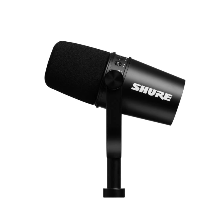 Shure Motiv MV7 XLR/USB Speech Microphone (Black) - Ooberpad India