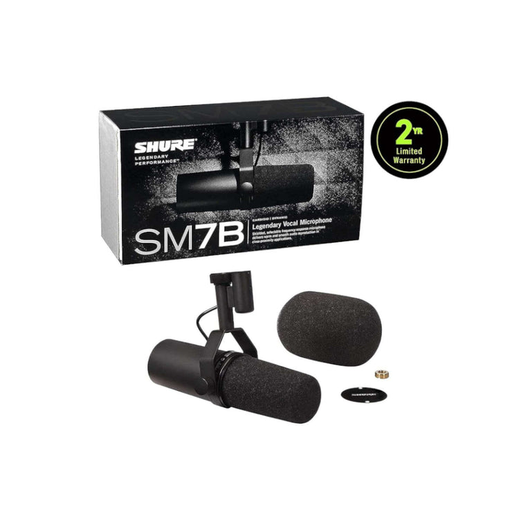 Shure SM7B Cardioid Vocal Dynamic Studio Microphone
