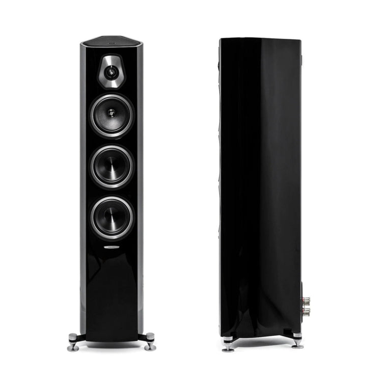 Sonus faber Sonetto III Floorstanding Speaker (Black) - Ooberpad India