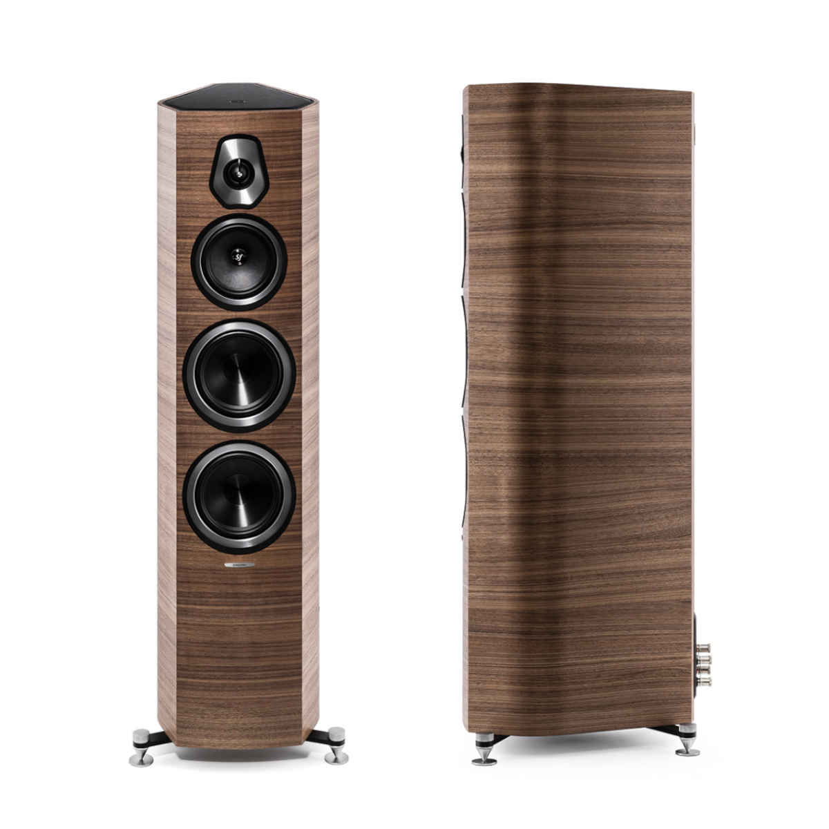 Sonus faber Sonetto V Floorstanding Speaker (Walnut) - Ooberpad India 