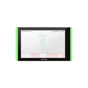 Crestron TSS-10-B-S-LB KIT 10.1 in. Room Scheduling Touch Screen, Black Smooth, with Multisurface Mount Kit and Room Availability Light Bar - Ooberpad