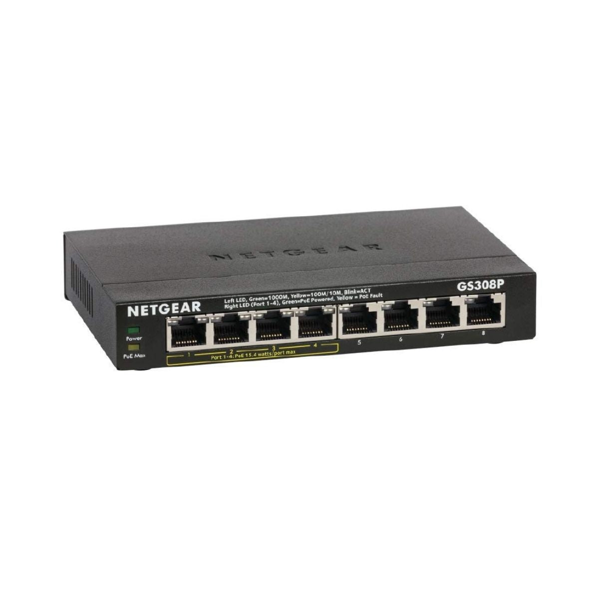 Netgear GS308P-100NAS Gigabit Ethernet Unmanaged Switch