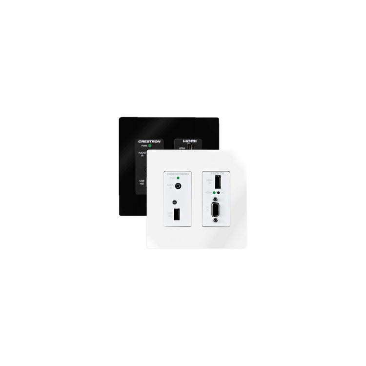 Crestron DM-TX-200-C-2G-B-T  Wall Plate DigitalMedia 8G+® Transmitter 200, Black Textured - Ooberpad