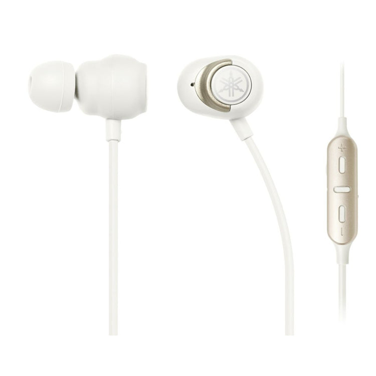 Yamaha EP-E50AWH Bluetooth Wireless Noise-Cancelling Neckband Earphones (White) - Ooberpad India