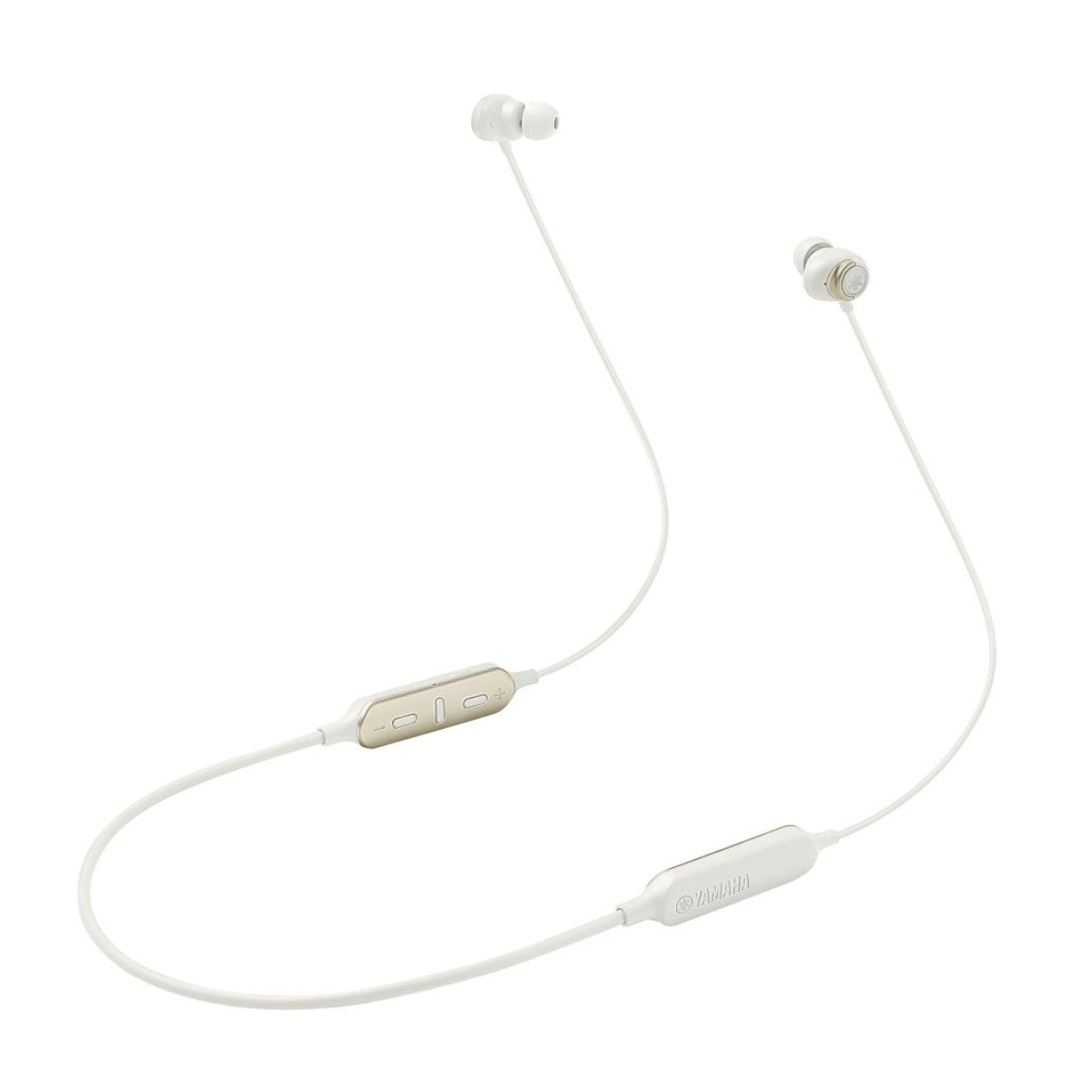 Yamaha EP-E50AWH Bluetooth Wireless Noise-Cancelling Neckband Earphones (White) - Ooberpad India