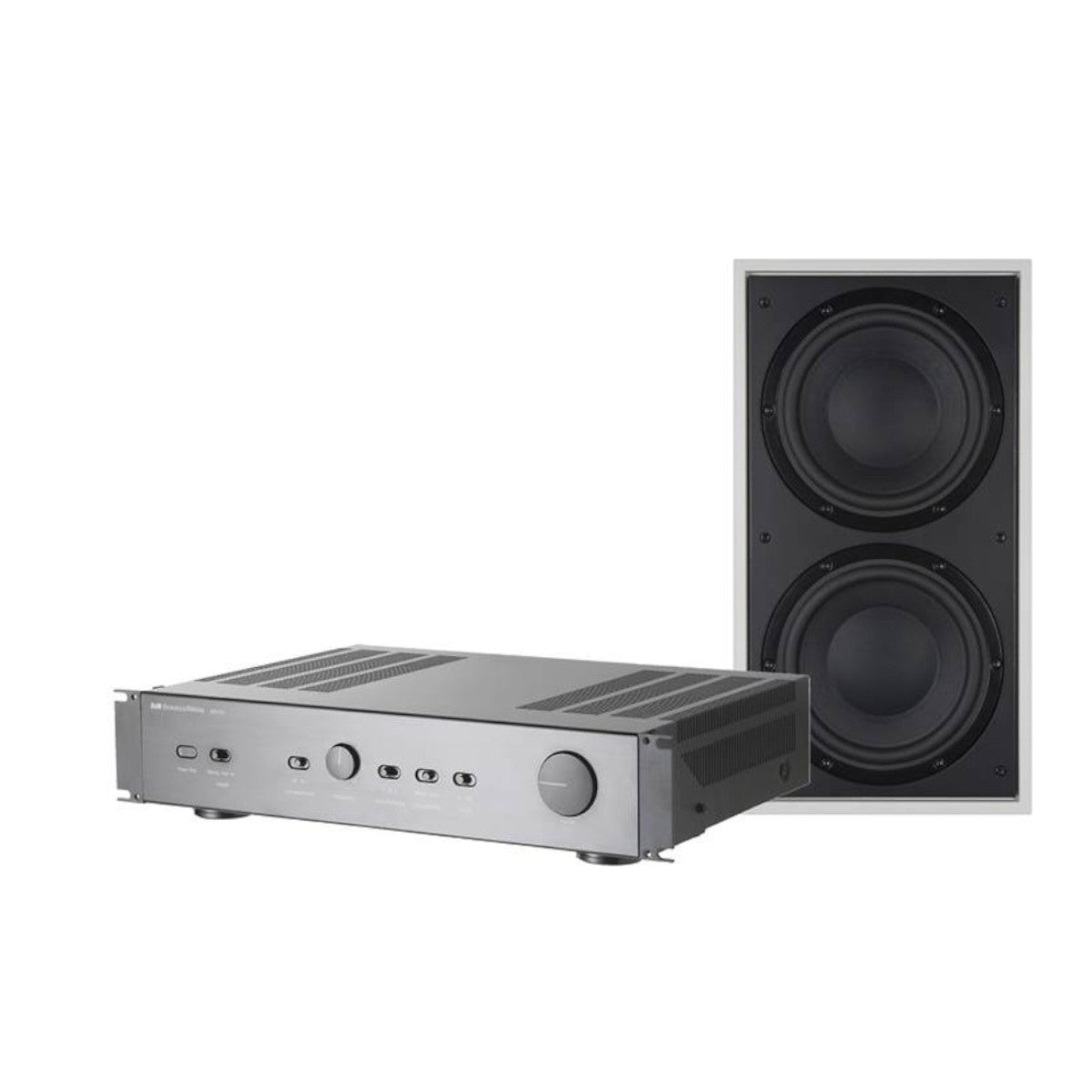 Bowers & Wilkins (B&W) ISW-4 In-wall Subwoofer + SA250 amp